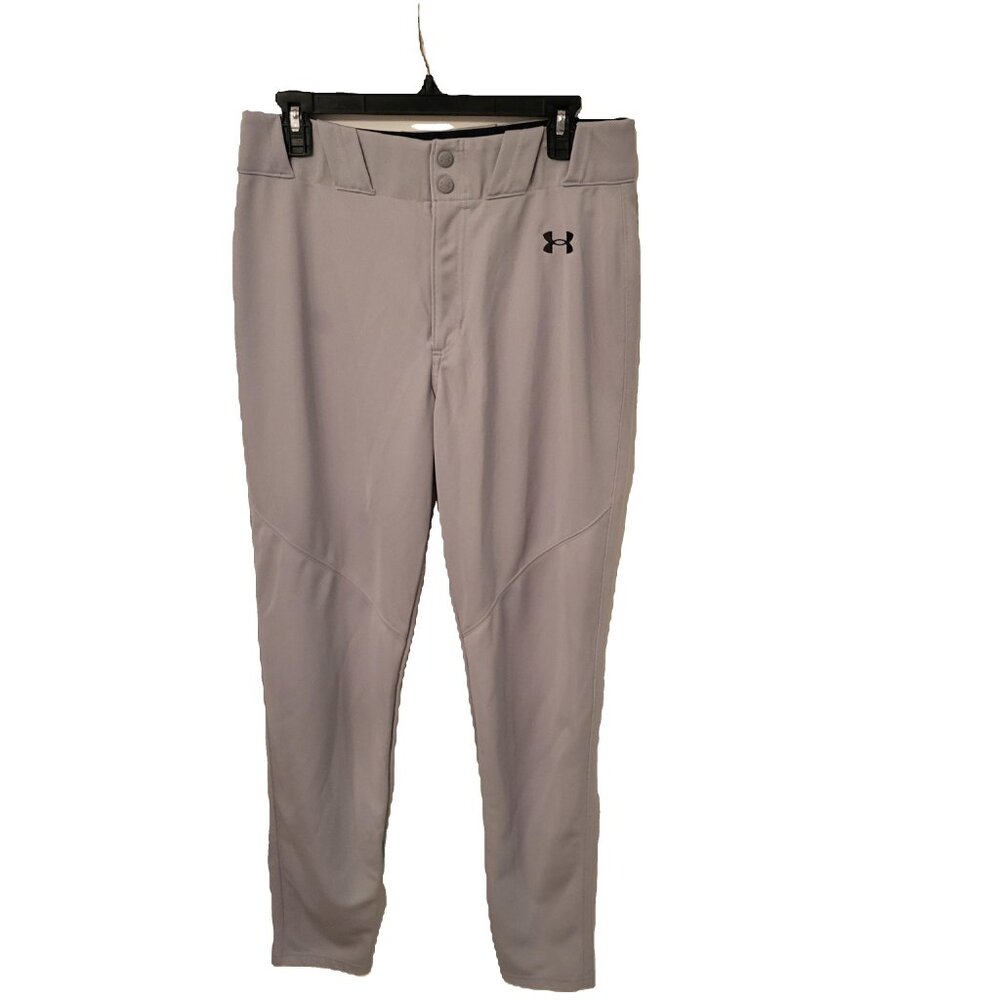 Under Armour Baseball Pants Light Gray Men's Large